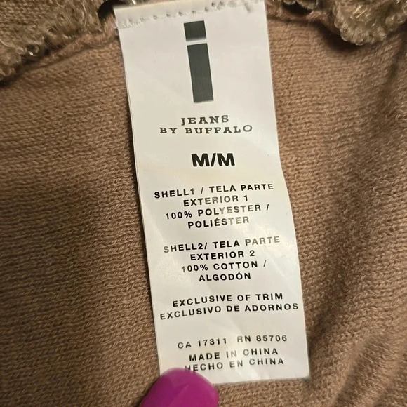 i Jeans by Buffalo | Sweater | Tan w/ accents | Size M - Picture 5 of 9